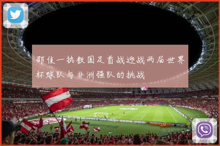 邵佳一执教国足首战迎战两届世界杯球队与非洲强队的挑战